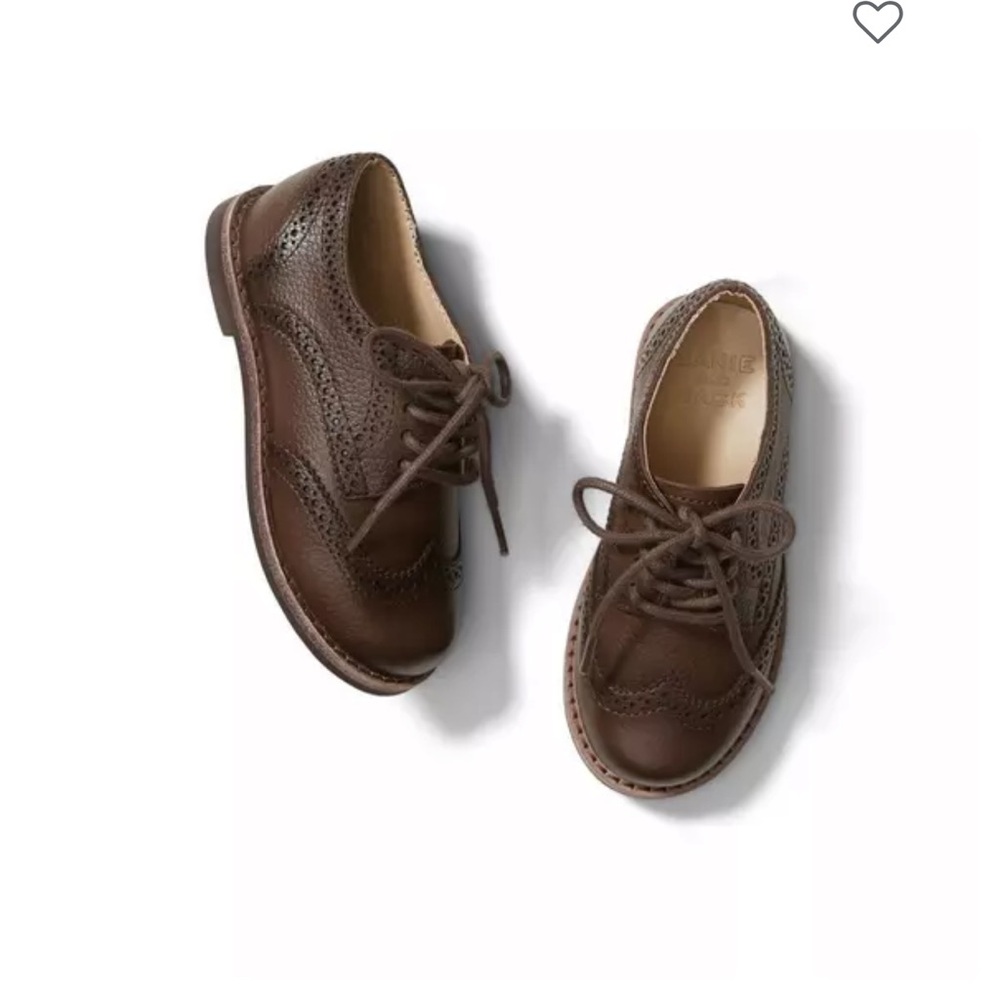 Classic Brown Kids Brogue Shoes